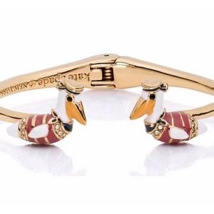 NWT KATE SPADE ♠️ TAKING FLIGHT PELICAN BANGLE BRACELET CUFF